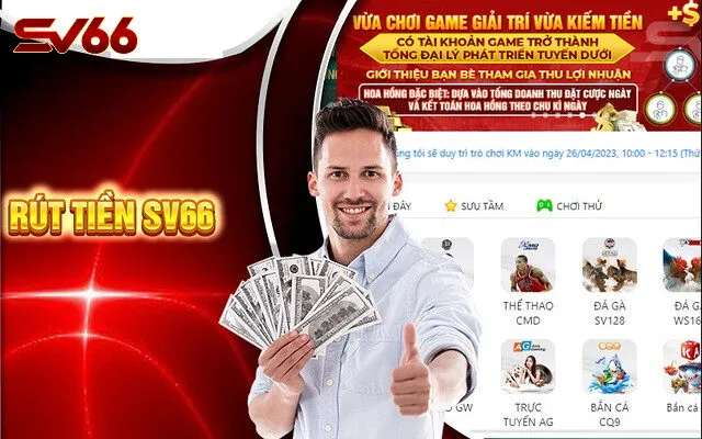 Hướng Dẫn Rút Tiền SV66 Đơn Giản Trong Vài Bước